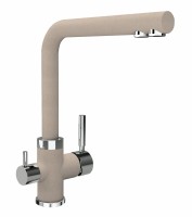Смеситель для кухни Uperwood Quartz Premium UPD-03-02, с каналом для фильтрованной воды, бежевый