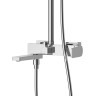 Душевая стойка со смесителем и изливом BelBagno ARDENTE-VSCM-CRM