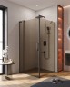 Душевой уголок CEZARES SLIDER-AH-1-80-100/110-BR-NERO