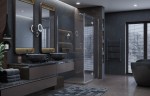Душевое ограждение Ambassador Diamond 12011108R (120х90х200) прямоугольник,хром,стекло прозрачное,распашная-складная,1 место