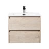 База под раковину подвесная BelBagno KRAFT-700-2C-SO-RGB Rovere Galifax Bianco