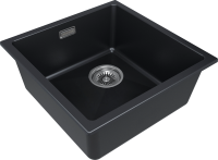 Мойка LUMI 45UNI-SKEW, IT-GRANIT, LU45SK-AN, антрацит, 455х440, Paulmark