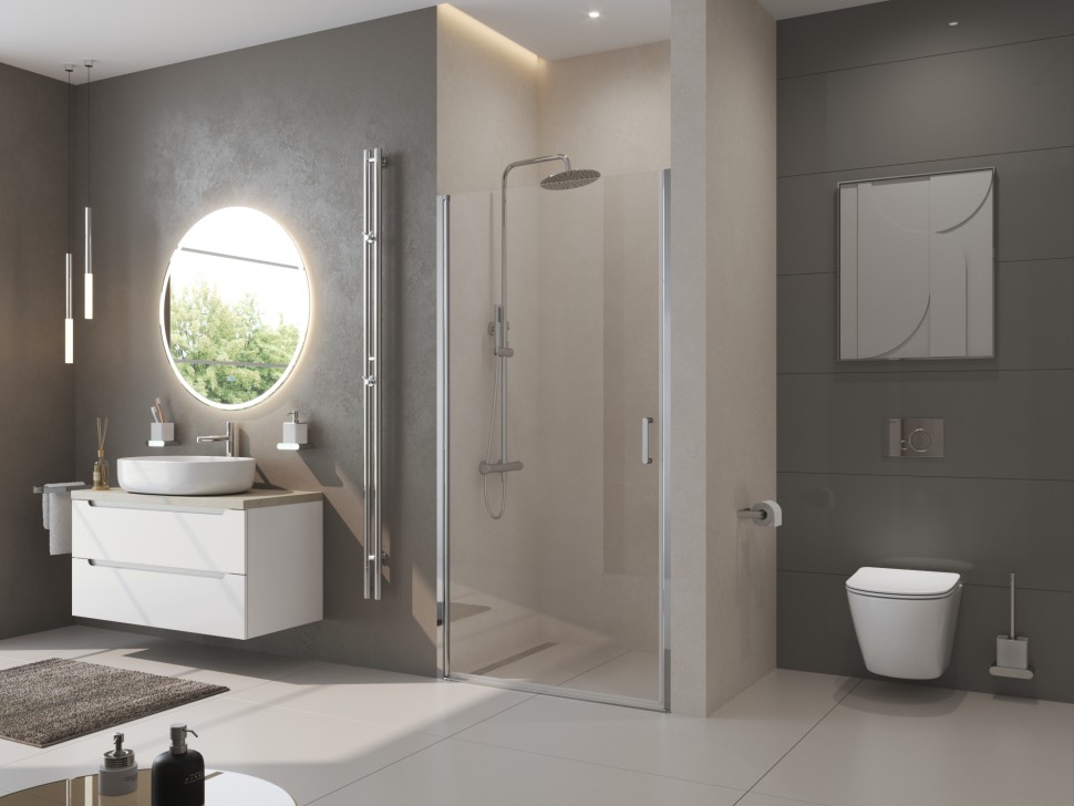 Душевая дверь BelBagno UNO-B-1-70-CH-Cr