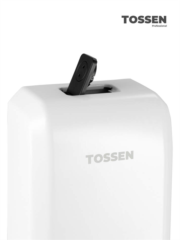 TOSSEN MN-1200 MW - механический диспенсер жидкого мыла (коллекция «Белая сталь»)  