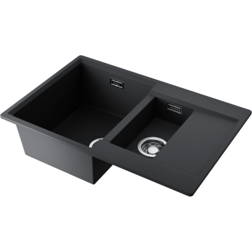 Кухонная мойка Omoikiri Daisen 78-2-BL Artgranit/черный