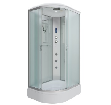 Душевая кабина Niagara Classic NG-33974-14RF (90х70х215) средний поддон(26см),стекло матовое,4 места