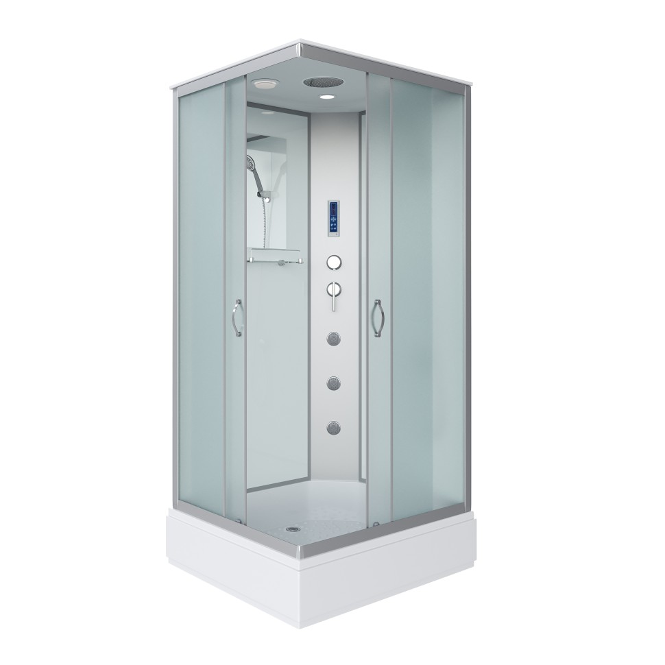 Душевая кабина Niagara Classic NG-33084-14QF (100х80х215) средний поддон(26см),стекло матовое,4 места