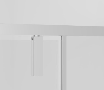 Душевая дверь Слим-Н (Slim-N) VDP-4SN100CLB, черный матовый, стекло прозрачное