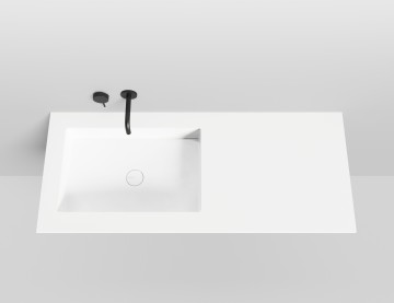 Раковина встраиваемая MAREA 14 600х400х128 S-Stone Матовое