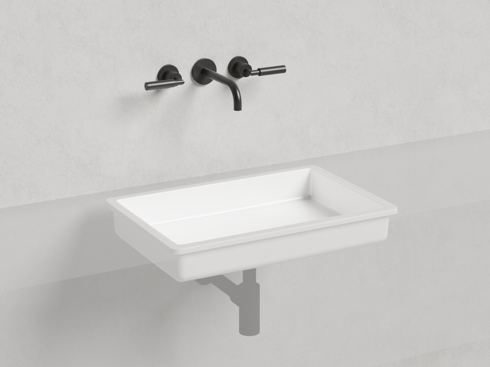Раковина встраиваемая MAREA 14 600х400х128 S-Stone Матовое