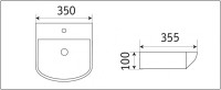 Умывальник CeramaLux 78014B