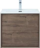 Тумба с раковиной Lino 60 (Flat) Дуб Веллингтон