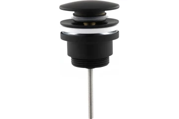 Донный клапан универсальный Clik-clak VEGA V1072U-MB черный матовый для раковины