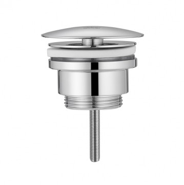 Донный клапан ABBER AF0012 без перелива, фиксированный, хром