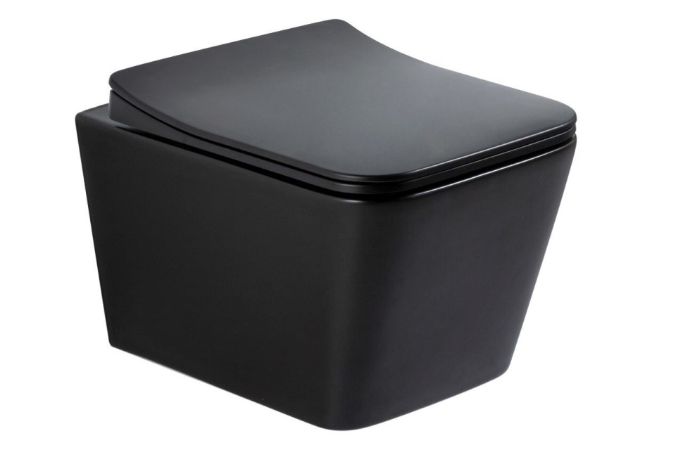 Унитаз подвесной Gid Tr2144Bm 62225Y черный матовый 52x36x33.5