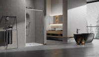Душевая дверь Slim VDS-6SL110CL, 1100, хром, стекло прозрачное