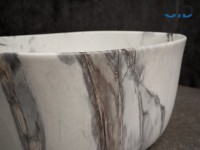 Раковина Gid Mnc9302 54481 накладная под камень матовая 45x32x22