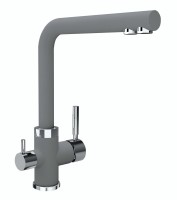 Смеситель для кухни Uperwood Quartz Premium UPD-03-03, с каналом для фильтрованной воды, серый