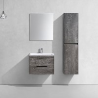 База под раковину Chiara 2D 600 подвесная, 2 выкатных ящика soft-close, G.Stone