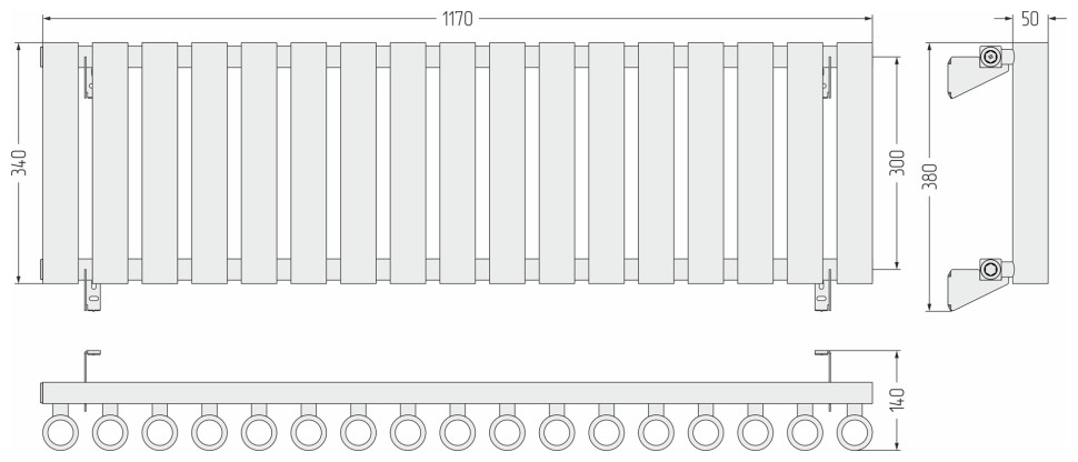 Кумир-0 300х1170 17 секций