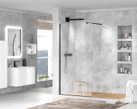 Душевая перегородка CEZARES LIBERTA-L-1-110-C-NERO