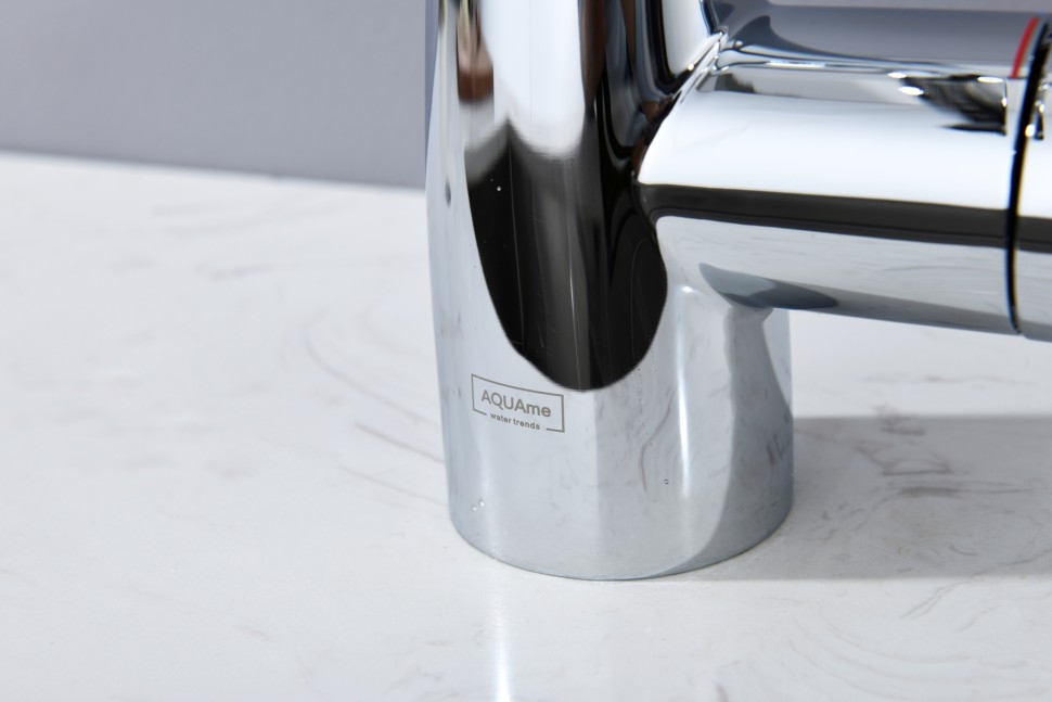 AQM9902CR Cucina Смеситель для кухни с выдвижным L-образным изливом, хром