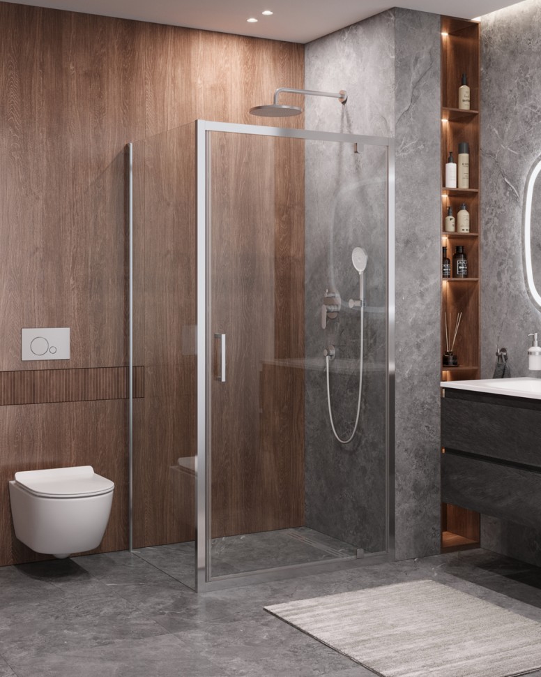 Душевой уголок CEZARES MOLVENO-AH-1-80/90-C-Cr-IV