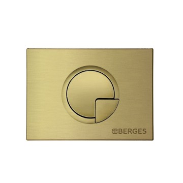 Кнопка BERGES для инсталляции NOVUM R8 бронза