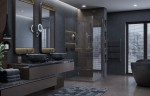 Душевое ограждение Ambassador Diamond 12011109 (90х90х200) квадрат,хром,стекло прозрачное,распашная-складная,1 место