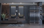 Душевое ограждение Ambassador Diamond 12011109 (90х90х200) квадрат,хром,стекло прозрачное,распашная-складная,1 место