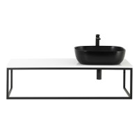 Консоль металлическая под накладные раковины BelBagno EK-120-ST