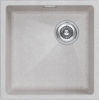 Мойка LUMI 45UNI-SKEW, IT-GRANIT, LU45SK-BE, бежевый, 455х440, Paulmark