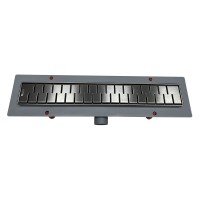 Душевой лоток Veconi Medium Graphite 750