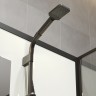 Душевая кабина Niagara Standart ST90/15Q/BL (90х90х215) квадрат,поддон 15см,распашная,проф.черный,3 места