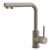 Смеситель для кухни Omoikiri Nakagawa 2 Plus-SA латунь/бежевый