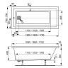 Акриловая ванна VAGNERPLAST CAVALLO 190x90