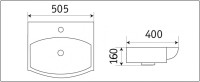 Умывальник CeramaLux 78014C