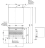 Тумба с раковиной Lino 80 (Flat) белый глянец