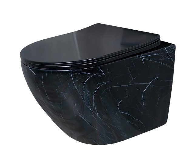 Унитаз подвесной Gid Bs2198 62227Y под камень глянцевый 49x36x35.5