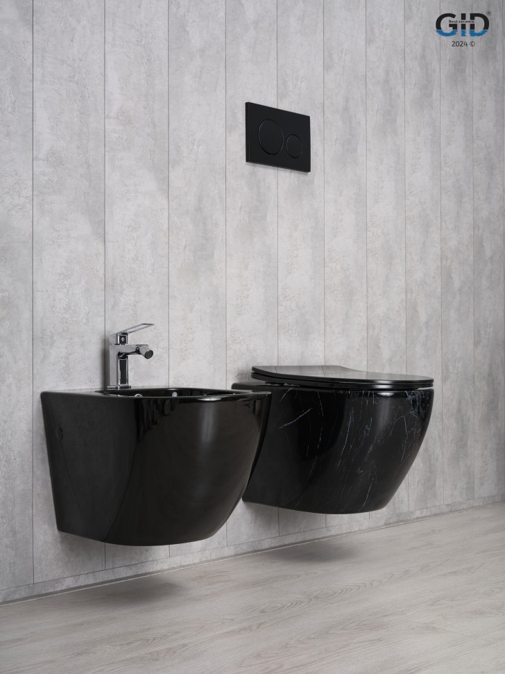 Унитаз подвесной Gid Bs2198 62227Y под камень глянцевый 49x36x35.5