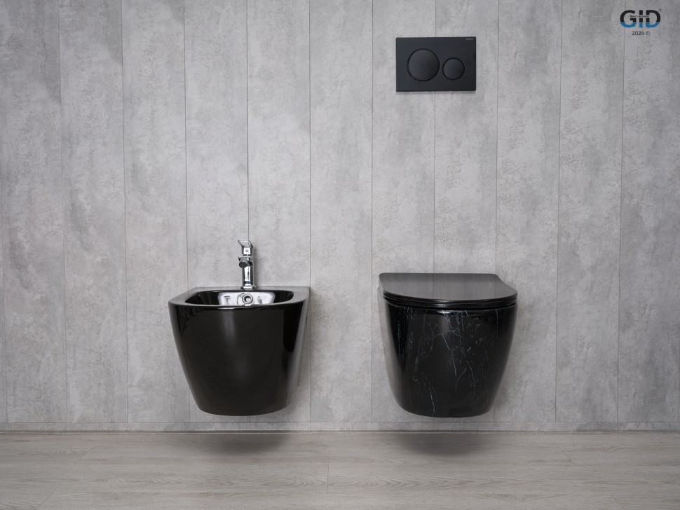 Унитаз подвесной Gid Bs2198 62227Y под камень глянцевый 49x36x35.5