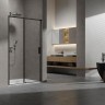 Душевая дверь Slim VDS-6SL110CLB, 1100, черный, стекло прозрачное