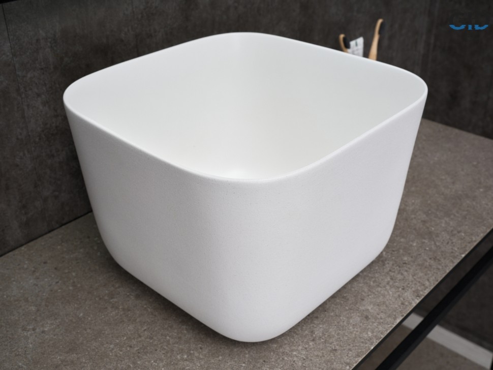 Раковина Gid N9301wg 51234 накладная белая 36x36x25.5