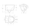 Чаша подвесного унитаза BelBagno MARINO BB105CHR