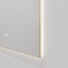 Зеркало Vincea LED VLM-4F100BG-2 1000х800 c сенсорным выключателем, антизапотевание, брашированное золото