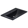 Раковина для ванной кварцевая Uperwood Foster Quartz 70х45,5х17,5 см, черная матовая, уголь