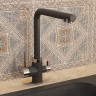 Смеситель для кухни Uperwood Quartz Premium UPD-03-04, с каналом для фильтрованной воды, черный