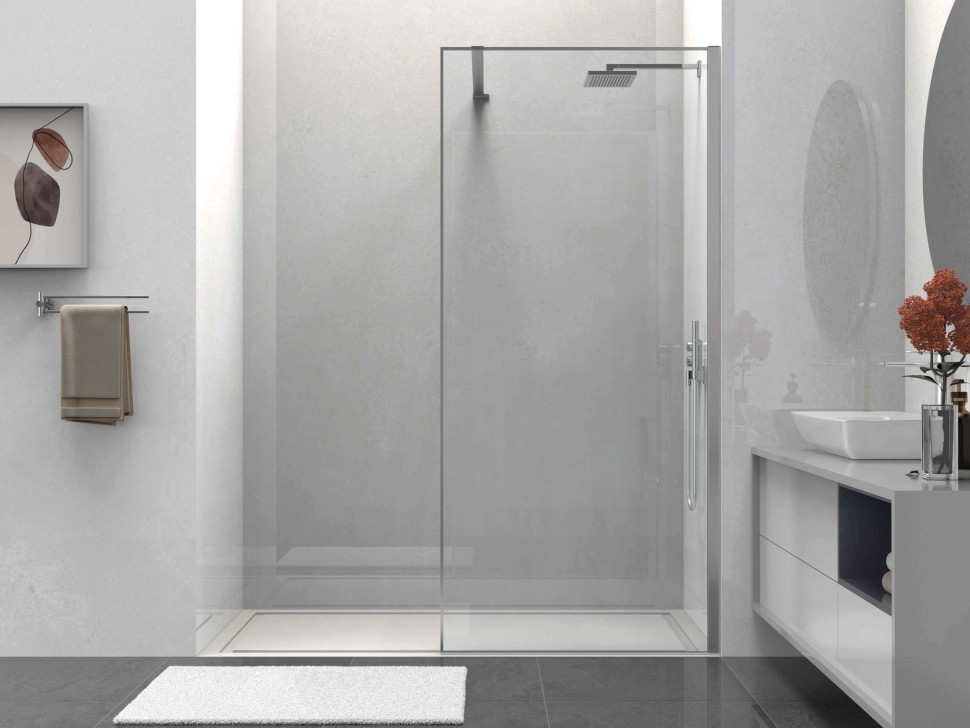 Душевая перегородка Walk-In VSW-1HS900CL, 900*2000, хром, стекло прозрачное