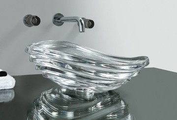 Раковина-чаша Cerama Lux 50 GL50 накладная Прозрачная