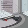 Желоб BERGES водосток SUPER Slim 700, золото глянец, S-сифон D50 H60 боковой